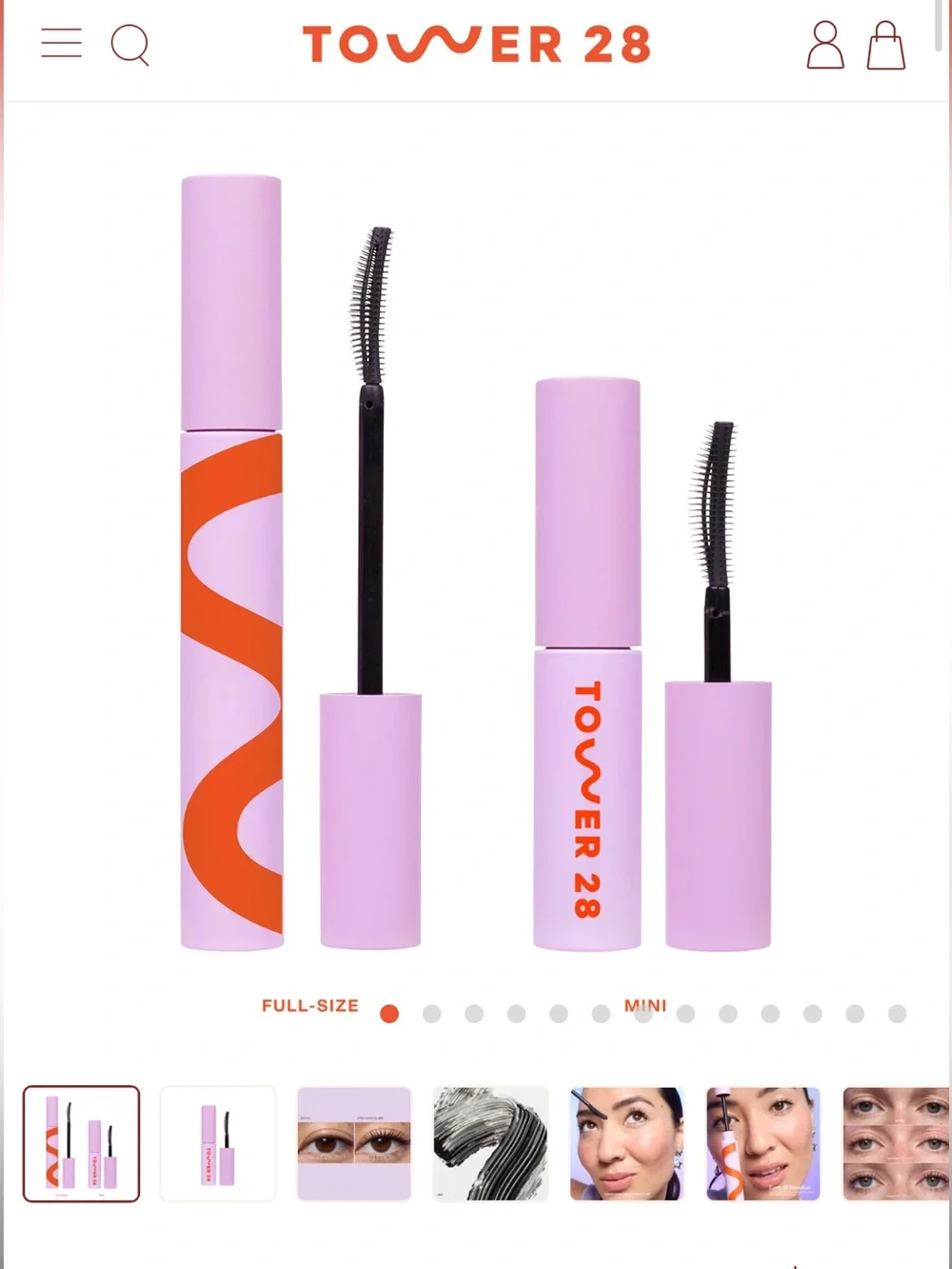 Tower 28 MakeWaves Mascara full size NIB